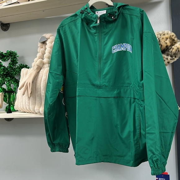 Champion Packable Jacket - Size Large - Green - Picture 4 of 9